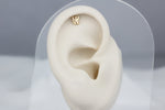 14k Solid Gold Love Helix Piercing - alternate view 2