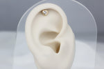 14k Solid Gold Heart Helix Piercing - alternate view 2