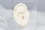14k Solid Gold Stone Ring Piercing - alternate view 4