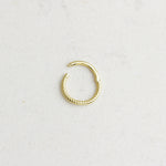 14k Solid Gold Gourmet Ring Piercing - alternate view 2