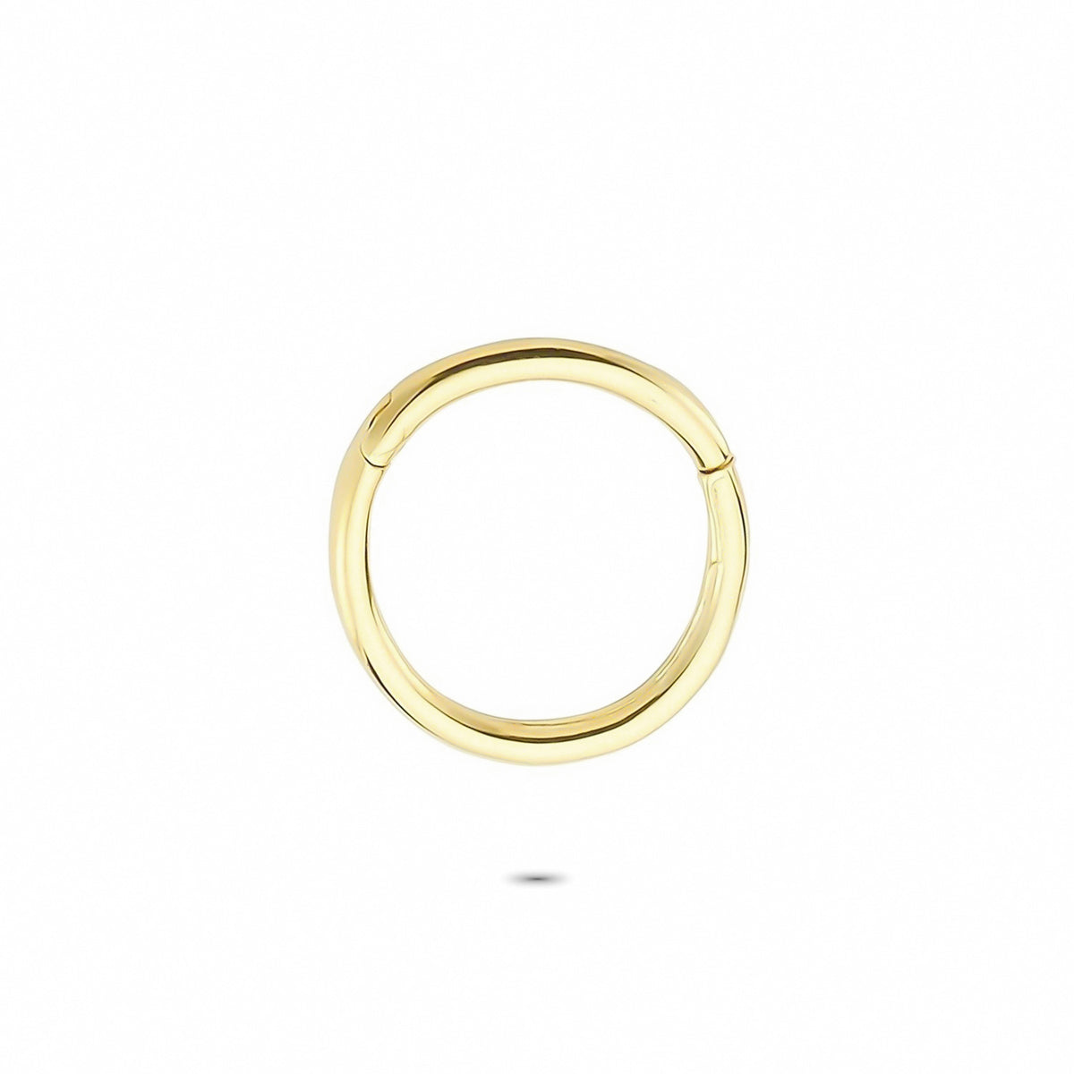14k Solid Gold Ring Piercing