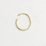 14k Solid Gold Ring Piercing - alternate view 2