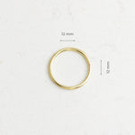 14k Solid Gold Ring Piercing - alternate view 3