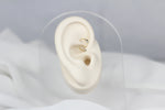 14k Solid Gold Arrow Half Ring Piercing - alternate view 4