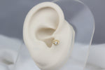 14k Solid Gold Eye Tragus Piercing - alternate view 5