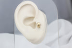 14k Solid Gold Skull Tragus Piercing - alternate view 5
