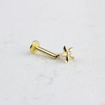 14k Solid Gold Starfish Tragus Piercing - alternate view 2