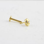 14k Solid Gold Tragus Piercing - alternate view 2