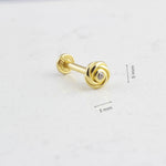 14k Solid Gold Tragus Piercing - alternate view 3