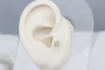 14k Solid Gold Clover Tragus Piercing - alternate view 5