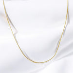 14k Solid Gold Tondo Chain Necklace - alternate view 3