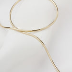 14k Solid Gold Tondo Chain Necklace - alternate view 2
