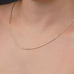 14k Solid Gold Tondo Chain Necklace