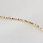 14k Solid Gold Popcorn Chain Necklace - alternate view 2
