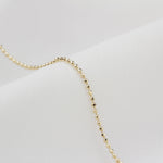 14k Solid Gold Ball Chain Necklace - alternate view 2