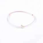 14k Solid Gold Butterfly Rope Bracelet