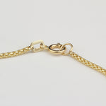 14k Solid Gold 1,5 mm Popcorn Chain Bracelet - alternate view 5