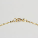 14k Solid 1 mm Gold Ball Chain Bracelet - alternate view 4