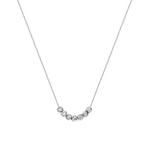 14k Solid Gold White Dorika Necklace
