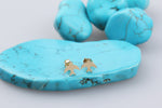 14k Solid Gold Phoenix Earrings - alternate view 4