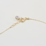 14k Solid Gold Circle Anklet - alternate view 3