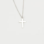 925k Sterling Silver Cross Necklace - alternate view 2