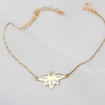 925k Sterling Silver Lotus Bracelet - alternate view 4