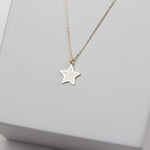 925k Sterling Silver Star Necklace - alternate view 3