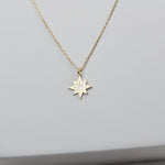 925k Sterling Silver Pole Star Necklace - alternate view 3