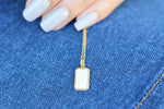 925k Sterling Silver Geo Necklace