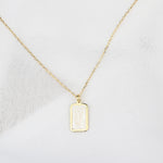 925k Sterling Silver Geo Necklace - alternate view 4