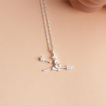925k Sterling Silver Witch Necklace