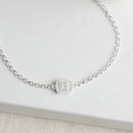 925k Sterling Silver Baguette Bracelet