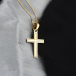925k Sterling Silver Cross Necklace - alternate view 2