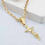 925k Sterling Silver Jesus Christ Necklace - alternate view 2