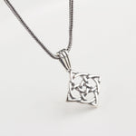 925 Sterling Silver Medieval Knot Necklace