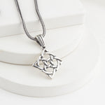 925 Sterling Silver Medieval Knot Necklace