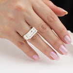 Bricks Jewel Sterling Silver 1x2 Brick Ring