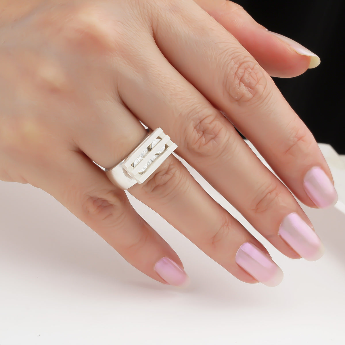 Bricks Jewel Sterling Silver 1x2 Brick Ring