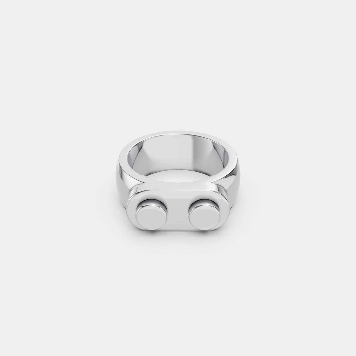 Bricks Jewel Sterling Silver 1x2 Brick Ring