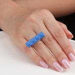 Bricks Jewel Sterling Silver 1x2 Brick Ring