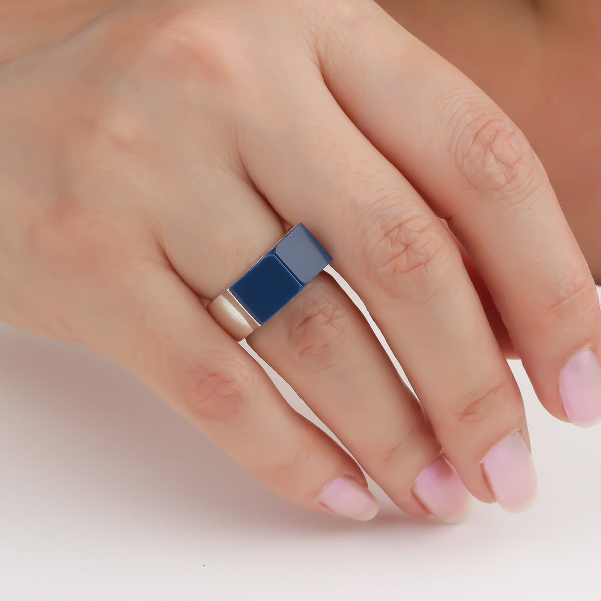 Bricks Jewel Sterling Silver 1x2 Brick Ring