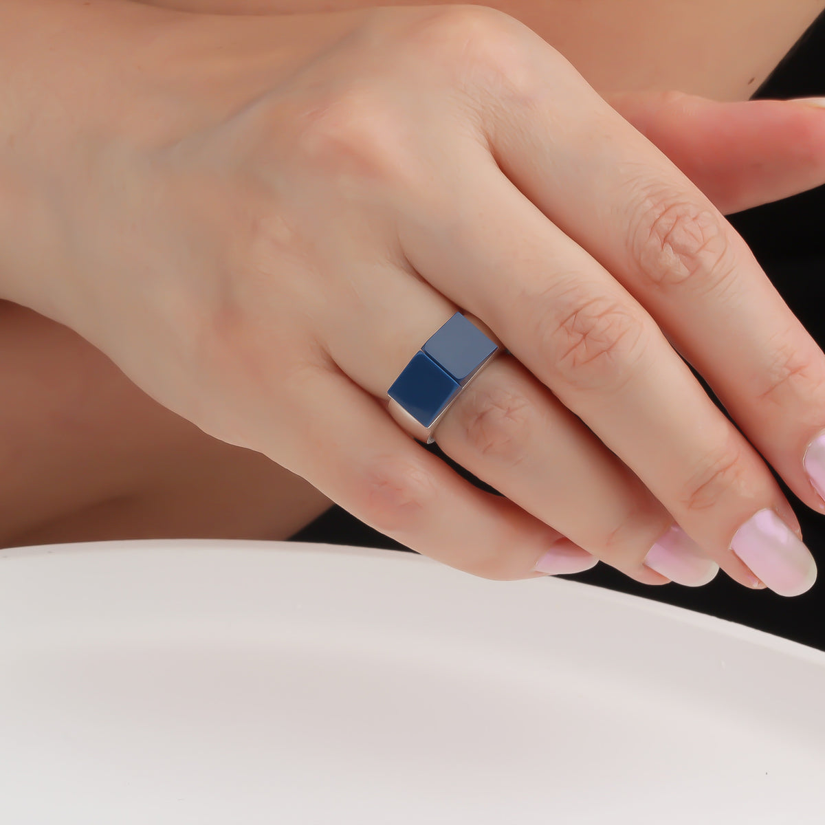 Bricks Jewel Sterling Silver 1x2 Brick Ring
