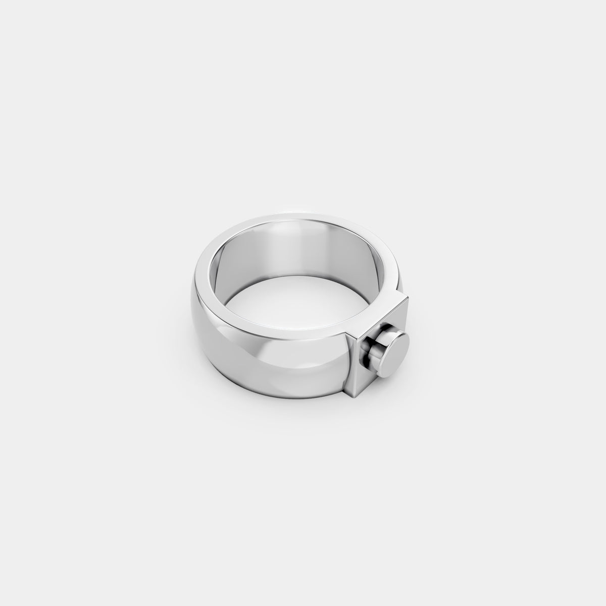 Bricks Jewel Sterling Silver 1x1 Brick Ring