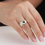 Bricks Jewel Sterling Silver 1x1 Brick Ring