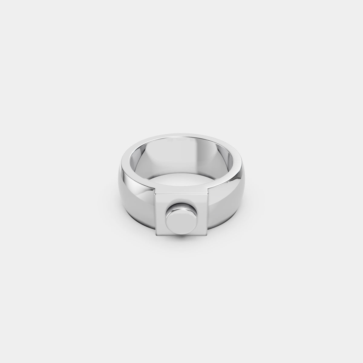 Bricks Jewel Sterling Silver 1x1 Brick Ring
