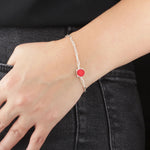 Bricks Jewel Sterling Silver 1x1 Brick Bracelet - alternate view 4
