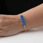 Bricks Jewel Sterling Silver 1x4 Brick Bracelet - alternate view 3
