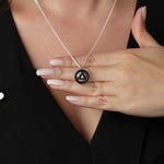 Bricks Jewel Sterling Silver 1x1 Brick Charm Necklace - alternate view 3