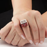 Bricks Jewel Sterling Silver 2x2 Brick Ring - alternate view 7